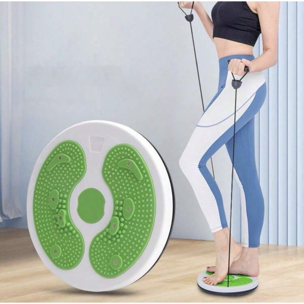 Ab Twist Waist Disc Board,Adjustable Waist Trainer Twisting Disc with Handles